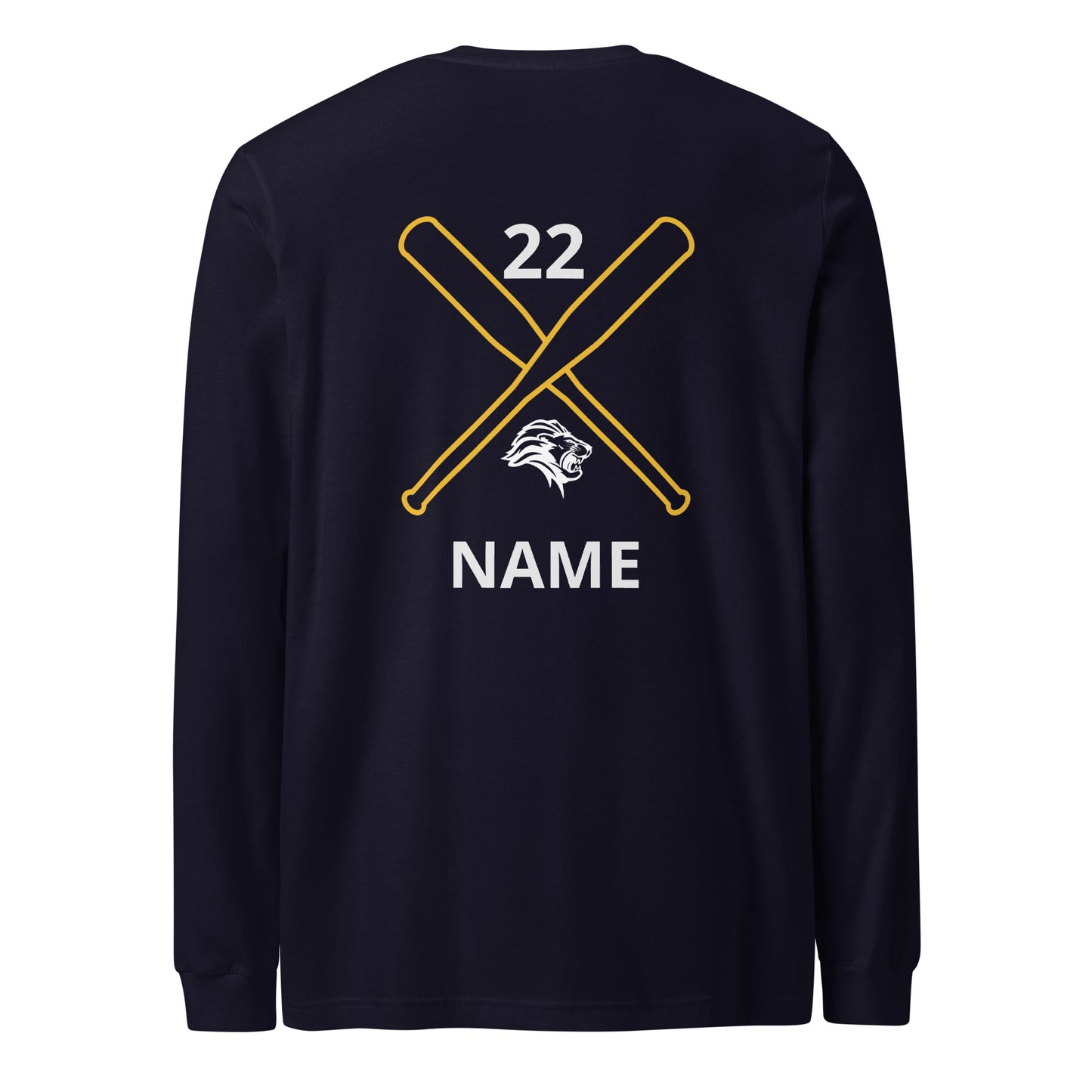 ZIS MS Softball Long Sleeve Shirt (Personalized)