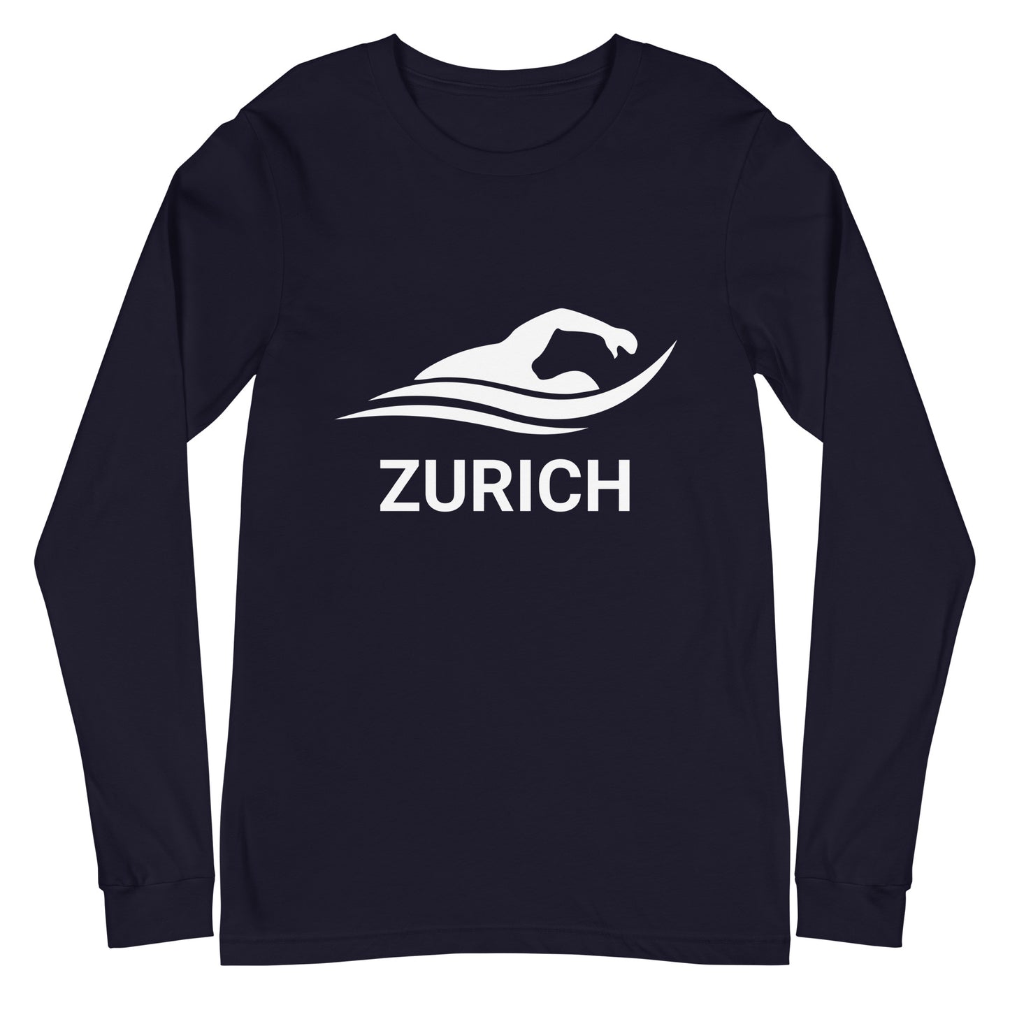 ZIS MS Swim Team Long Sleeve Shirt (Adult Sizes)