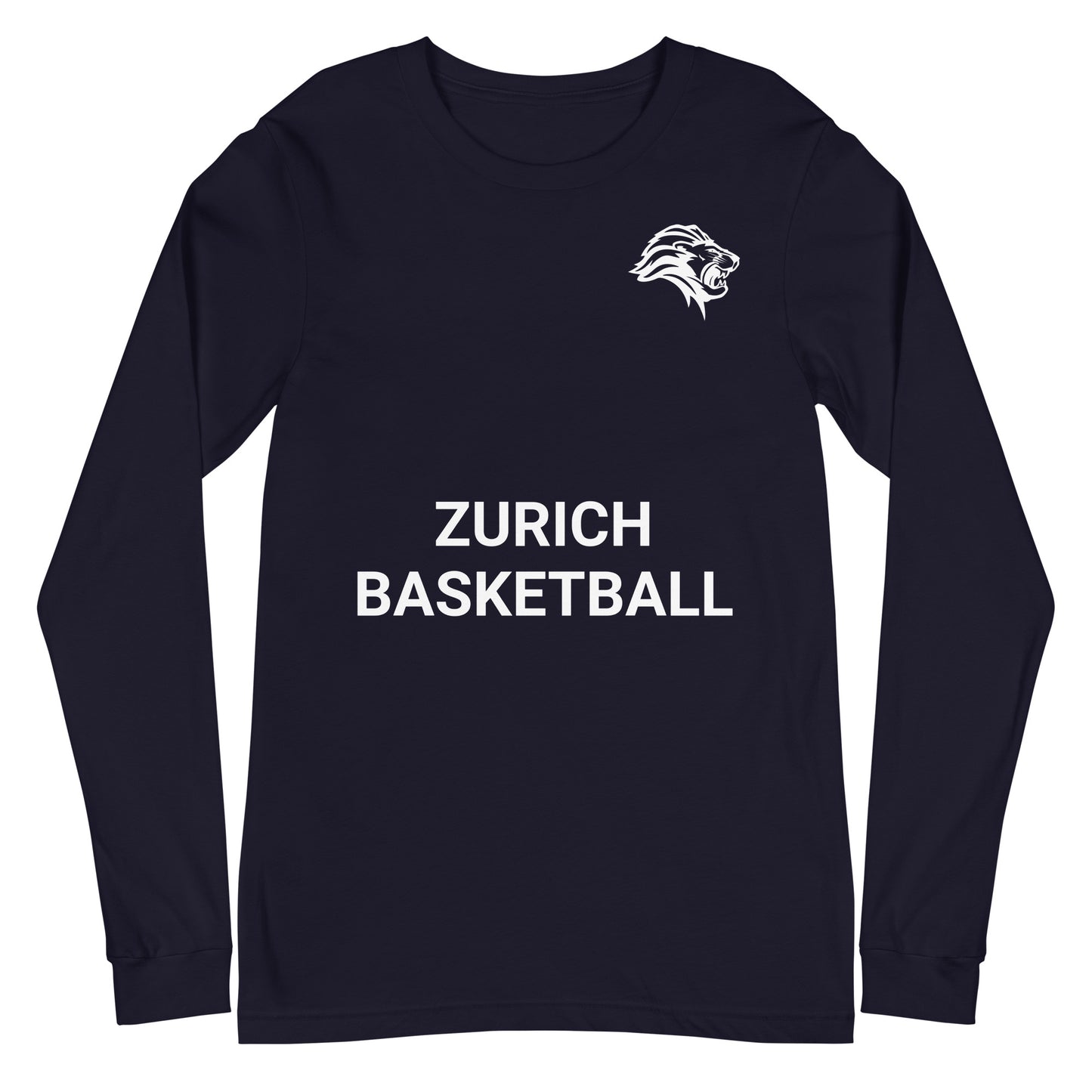 ZIS MS Boys Basketball Long Sleeve Shirt (Adult Sizes)